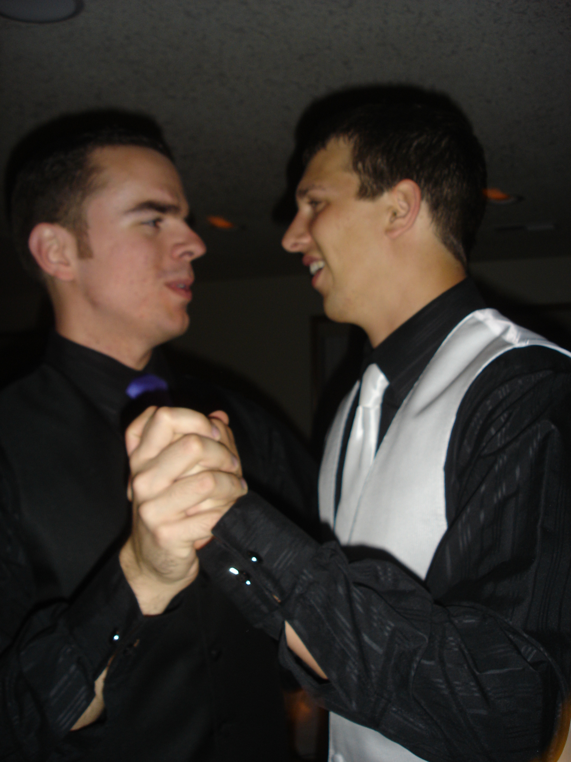 Steve and Dave dancing