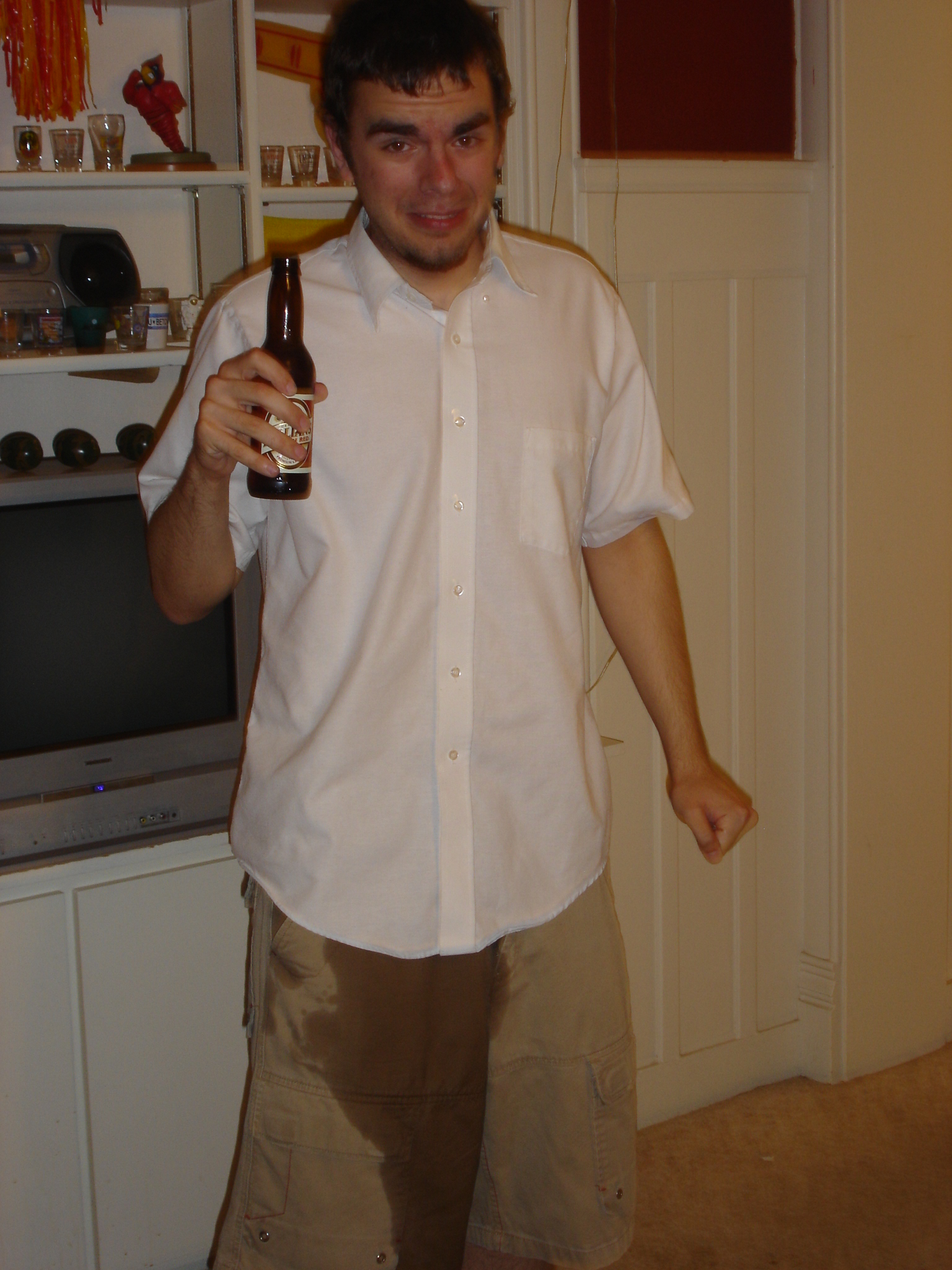 Steve with suspicious pants